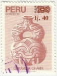Stamps Peru -  CERAMICA CHAVIN