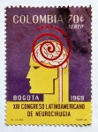Stamps Colombia -  XIII Congreso Latinoamericano de Neurocirugia