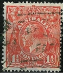 Stamps : Oceania : Australia :  Georges V
