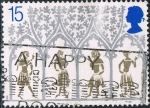 Stamps United Kingdom -  NAVIDAD 1989. CATEDRAL DE ELY, EN CAMBRIDGESHIRE. M 1235