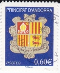Stamps Andorra -  Escudo Andorrano