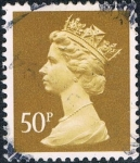 Stamps United Kingdom -  ISABEL II TIPO MACHIN 1990. M 1265