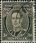 Stamps : Oceania : Australia :  Georges VI