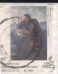 Stamps Mexico -  V Centenario del Encuentro de dos Mundos-Inspiración de Cristobal Colón