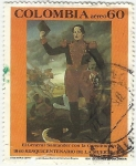 Stamps : America : Colombia :  SESQUICENTENARIO DE LA MUERTE DEL GENERAL SANTANDER