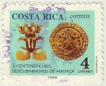 Stamps Costa Rica -  V CENTENARIO DEL DESCUBRIMIENTO DE AMERICA