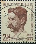 Sellos del Mundo : Oceania : Australia : Henry Lawson