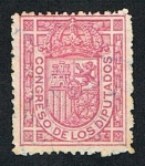 Stamps Spain -  ESCUDO DE ESPAÑA 1873