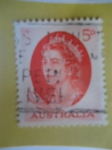 Sellos de Oceania - Australia -  Reina  Isabel  