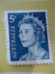 Sellos de Oceania - Australia -  Reina  Isabel  II