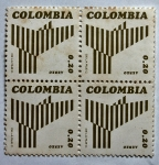 Stamps : America : Colombia :  Figura Geometrica
