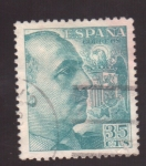 Stamps Spain -  frncisco franco