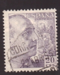 Stamps Spain -  frncisco franco
