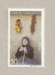 Stamps Turkey -  Campesina