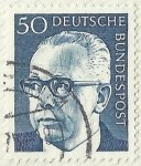 Stamps Germany -  GUSTAV HEINEMANN