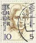 Stamps : Europe : Germany :  PAULA MODERSONN - BECKER