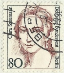 Stamps Germany -  CLARA SONUMANN