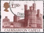 Stamps United Kingdom -  CASTILLOS. REGRABADOS. EFIGIE REINA DORADA. M 1397