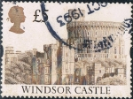 Stamps United Kingdom -  CASTILLOS. REGRABADOS. EFIGIE REINA DORADA. M 1399