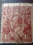 Stamps Australia -  Rey  Jorge  V