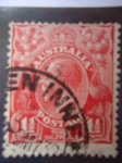 Stamps Australia -  Rey   Jorge V
