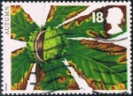 Stamps United Kingdom -  FRUTOS DE OTOÑO. CASTAÑA. M 1463