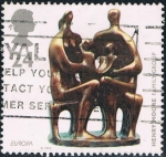 Stamps : Europe : United_Kingdom :  EUROPA 1993. ARTE CONTEMPORÁNEO. GRUPO FAMILIAR, POR HENRY MOORE. M 1451