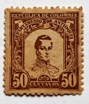 Stamps : America : Colombia :  personajes-Departamento de Antioquia -Cordoba