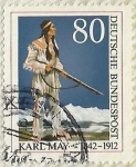 Stamps Germany -  KARL MAY 1842 - 1912