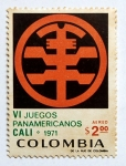 Sellos de America - Colombia -  VI Juegos Panamericanos Cali