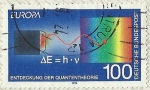 Stamps : Europe : Germany :  DESCUBRIMIENTO DE LA TEORÍA CUÁNTICA