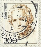 Stamps Germany -  MARIA PROBST