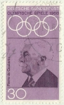 Stamps Germany -  PIERRE DE COUBERTIN