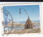 Sellos de Europa - Noruega -  Edificación y paisaje