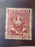 Stamps Australia -  One Hundred Year  (Victoria´s First Stamp)
