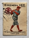 Stamps : America : Colombia :  VI Juegos Panamericanos Cali