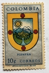 Stamps Colombia -  Popayan