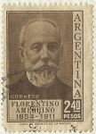 Stamps : America : Argentina :  FLORENTINO AMECHINO 1854 - 1911