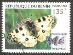 Stamps : Africa : Benin :  Mariposa