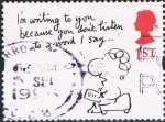 Stamps United Kingdom -  TARJETAS DE SALUDO. I'M WRITING TO YOU... M 1609
