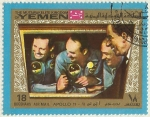 Stamps Yemen -  APOLLO 11
