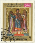 Stamps Yemen -  ARCANGEL SAN MIGUEL