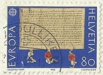 Stamps : Europe : Switzerland :  EUROPA 