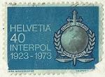 Stamps : Europe : Switzerland :  INTERPOL 1923 - 1973