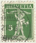 Stamps Switzerland -  NIÑO CON BALLESTA