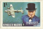 Stamps : Asia : Maldives :  CENTENARIO DEL NACIMIENTO SIR WINSTON CHURCHILL 1874 - 1974