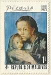Sellos del Mundo : Asia : Maldivas : PICASSO 1881 - 1973