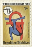 Stamps Maldives -  AÑO MUNDIAL DEL REUMATISMO