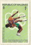 Stamps : Asia : Maldives :  JUEGOS OLIMPICOS DE MONTREAL 1976