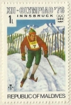 Stamps Maldives -  JUEGOS OLIMPICOS  INNSBRUCK - AUSTRIA